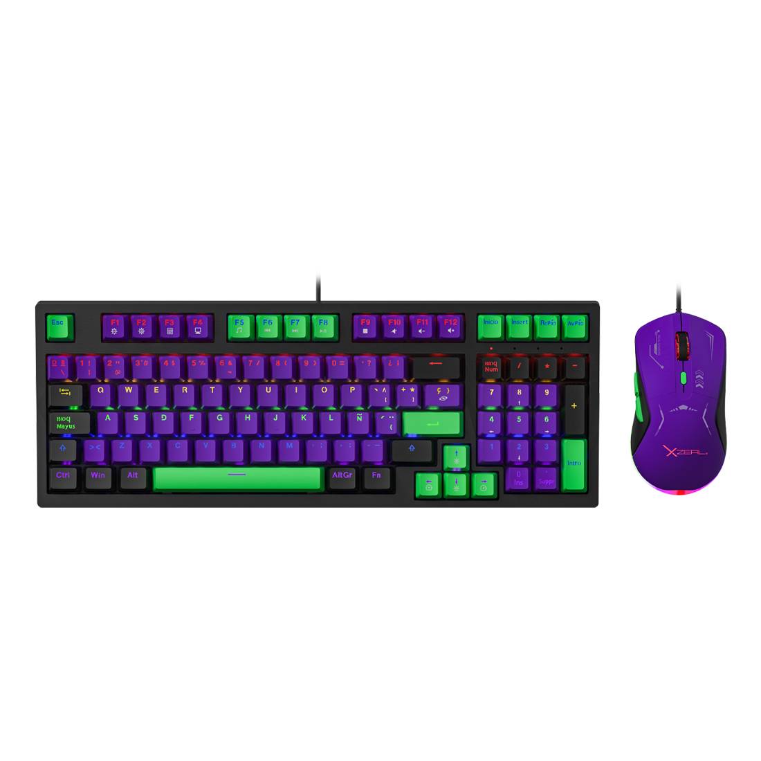 KIT GAMER XZEAL 2 EN 1 XZ-201 XZPKT1MV - KIT GAMER XZEAL 2 EN 1 XZ-201 XZPKT1MV -